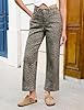 luvamia Wide Leg Jeans Woman Trendy High Waisted Leopard Cheetah Print Ankle Length Stretchy Denim Pants with Pockets Gray Leopard Size Large US Size 12 14 #2
