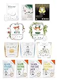 Hushu Korean Premium Facial Sheet Mask Set , 6 Sheets