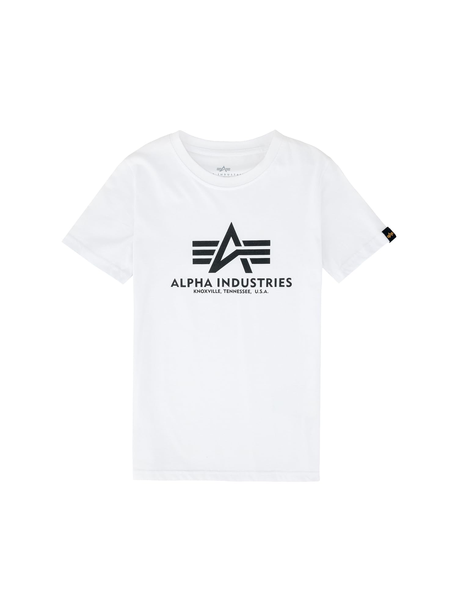 Alpha Industries Unisex Kid's Basic T T-Shirt Teens, White, 14