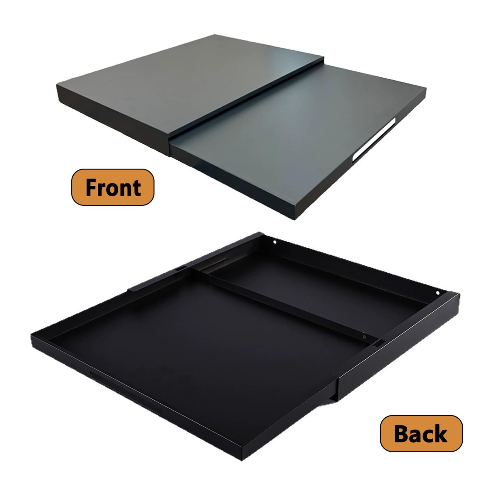 Support de Comptoir pour Micro-Ondes, Acier Organisateur Coulissant et Rétractable pour Micro-Ondes, Station À Café et Rangement D'appareils Électroménagers Étagère Extensible, Blanche
