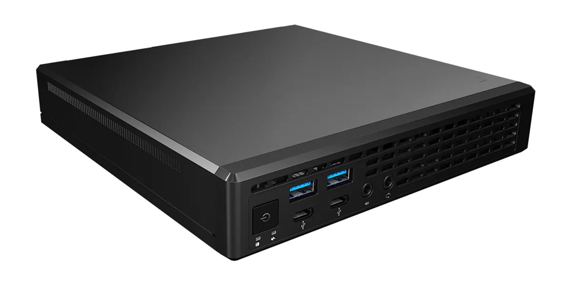 ASRock Jupiter X300 - Mini PC Barebone, AMD Socket AM4, DDR4 hasta 64 GB, HDD y SSD de 2,5 Pulgadas, HDMI, USB-C, Color Negro