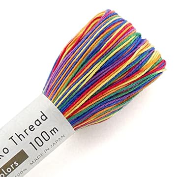 rainbow variegated embroidery floss