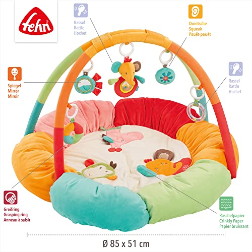 Fehn 3D-Activity-Nest Safari – Weicher Spielbogen für Babys – Ansicht 4