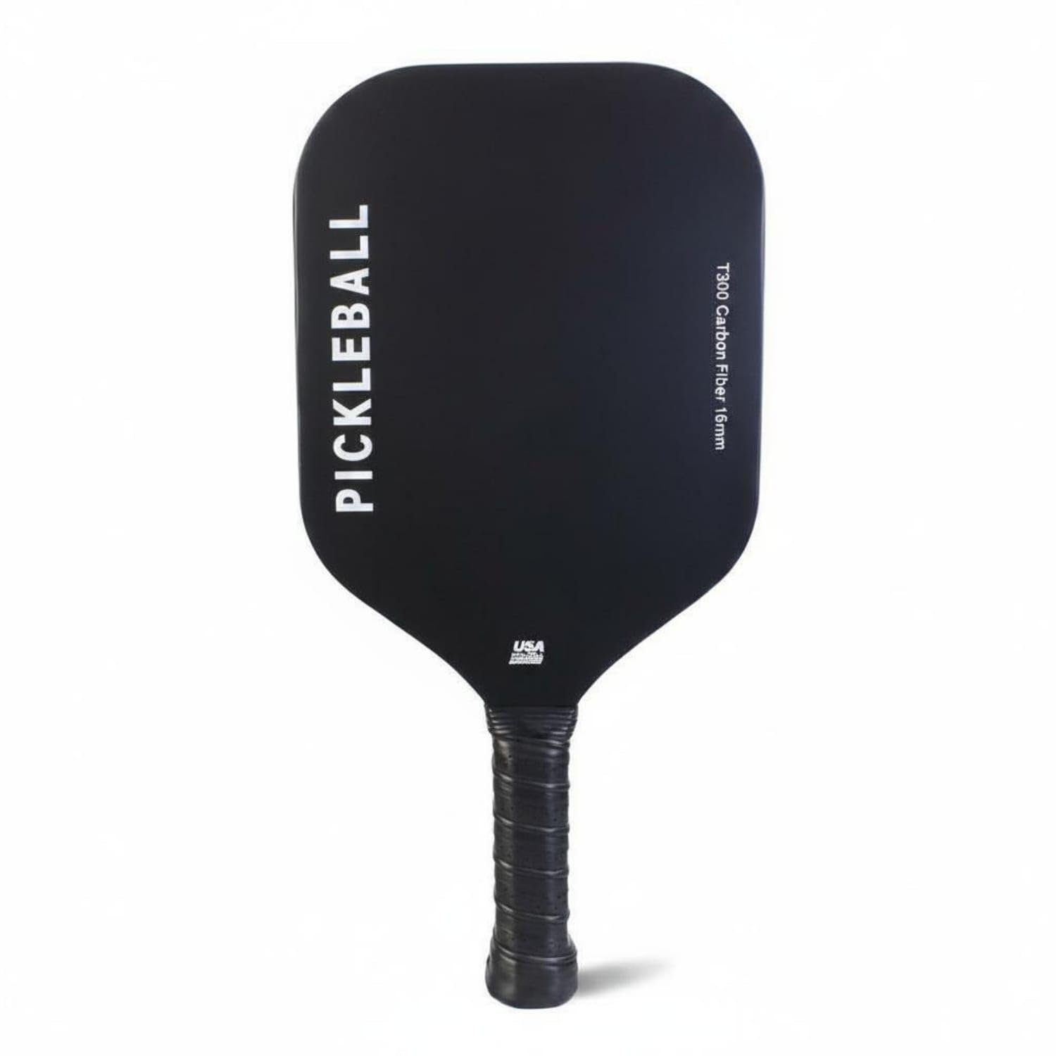 Hot-Pressed Single-Piece Pickleball Paddle Solid Face Integrated-Handle Pickleball Paddle Wrapped Grip Racket Cutout Throat, Style 1-image-3