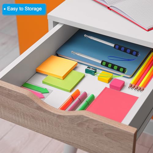 PATIKIL Mastros de bandeira telescópicos portáteis de 1,6 m, conjunto de 4 mastros retráteis para pr