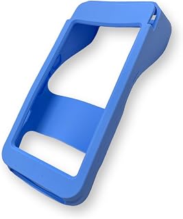 Silicone Protective Bumper Case for Pax A920 Pro (Device with Barcode) - Compatible with Charging Dock (Pastel Blue)