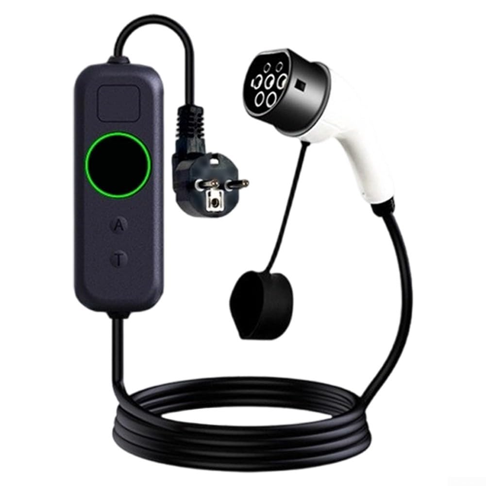 Cable de carga portátil para vehículos eléctricos, Tipo estándar europeo 2 CCS2 GBT J1772 Tipo EV de carga(01)