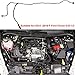 Radiator Reservoir Hose for 2012-2018 Ford Focus 2.0L L4 Non-Turbo Engine, Coolant Reservoir Hose Replaces OEM Part No# BV618K012KF CV6Z-8K012-K