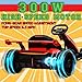 KerryYoo K61 Go Kart Electric Drift Kart Car with Length Adjustable Seat, 24V Outdoor Ride on Toy with 4 Speed Mode, Crazy Cart for Kids 6-12 Years Old, Fast 300W Motor, 8.5 MPH, Bluetooth - Red