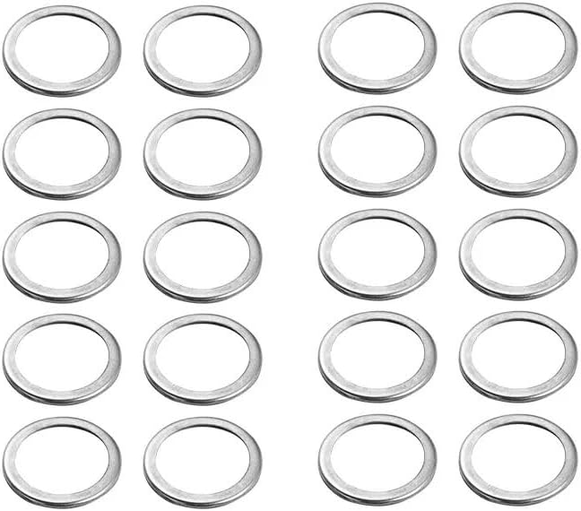 Auto Parts Car 20x Oil Drain Plug Crush Washer Gasket Fit for Subaru for Forester for Impreza WRX Strong and Durable