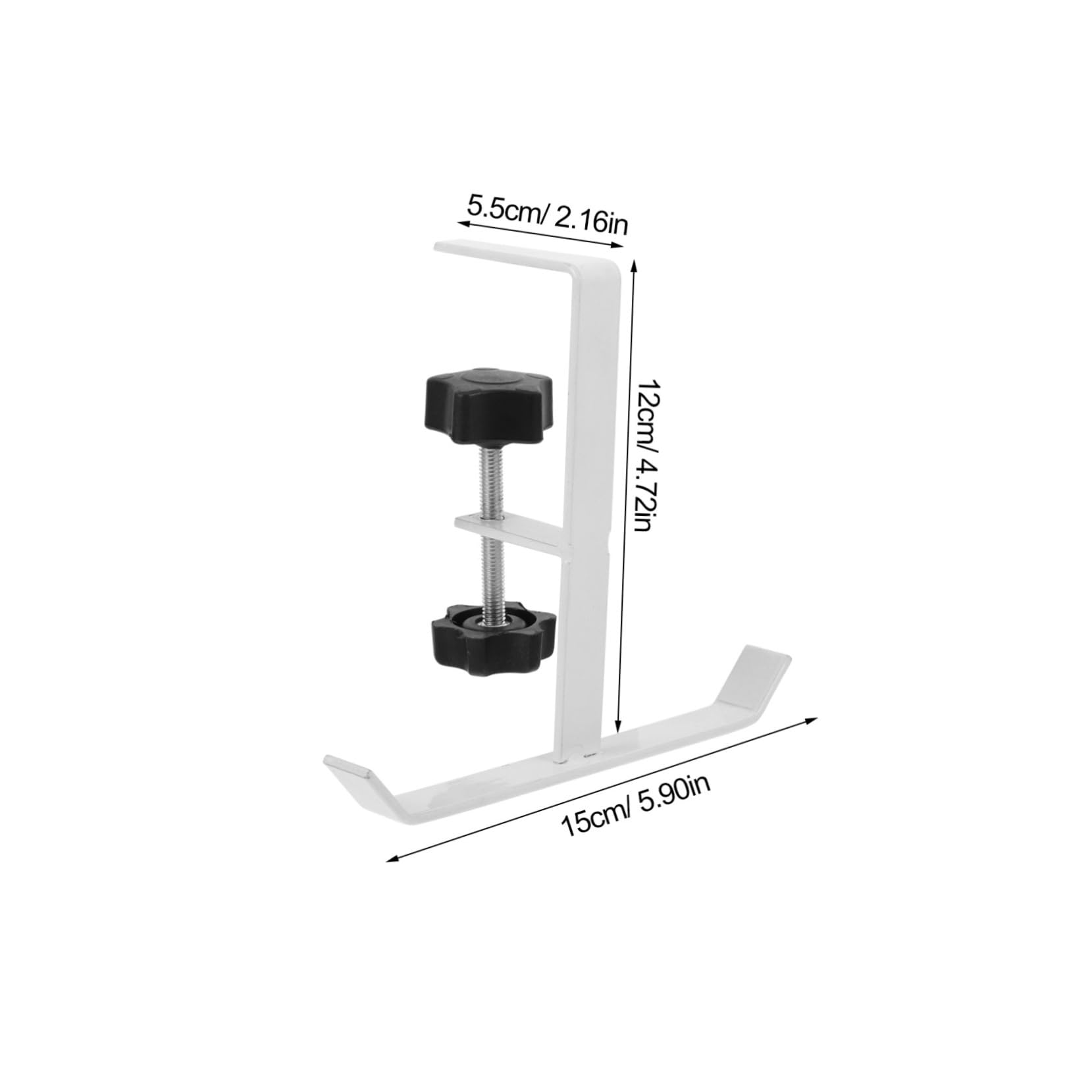 LIFKOME Multi-Function Desk Hooks Purse Hanger for Table Bag Holder Iron Material Sleek Simple Design