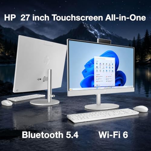 Image of HP 27 Copilot+ All-in-One PC 27 inch Touch IPS FHD Display Intel Ultra 7-255U