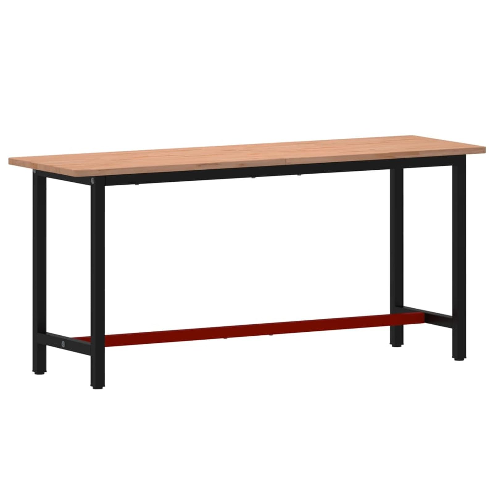 Banco da Lavoro 180x55x81,5 cm Legno Massello Faggio e Metallo,Banco da Lavoro,Banco da Lavoro Officina/Cucina,Armadi per Utensili-3188906