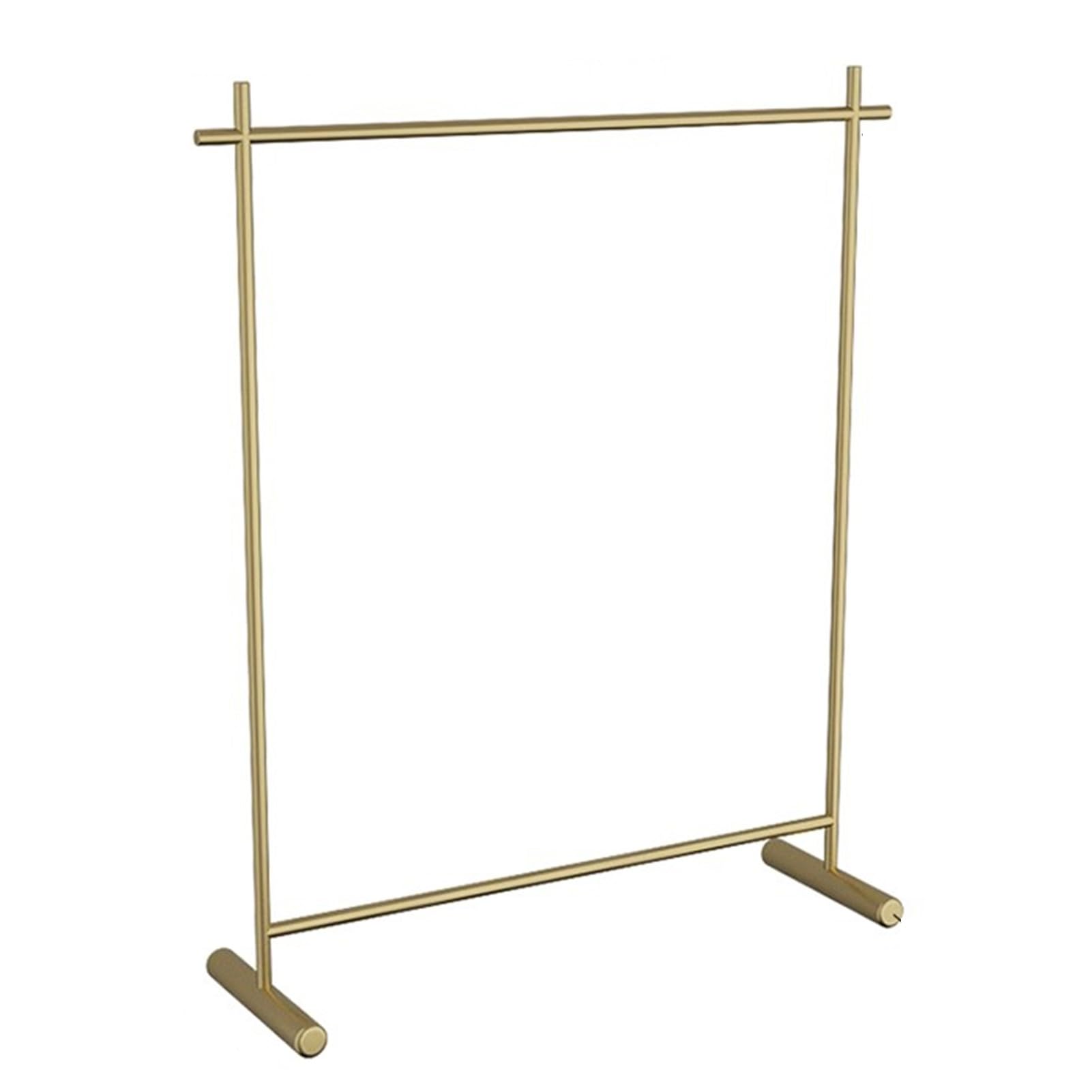 YNBSHGAA Floor Standing Coat Rack, Heavy Duty Iron Clothes Rail for Bedroom, Hallway, Store Display, Single Rod Drying Rack, 59x16x59in,size_name-150x40x150CM