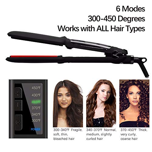 Plancha Profesional Vapor Infrarroja para Cabello 2 Pulg miniatura 6