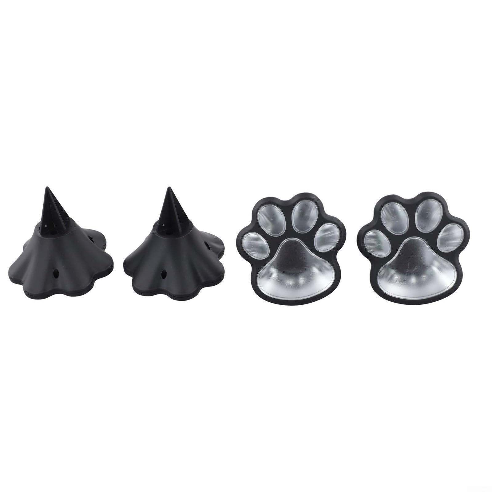 Outdoor Solar Claw Print Lights For Garden Courtyard Lawn Walkway Decoration With Sealed Construction And Consistent Night Illumination(Colored Light)
