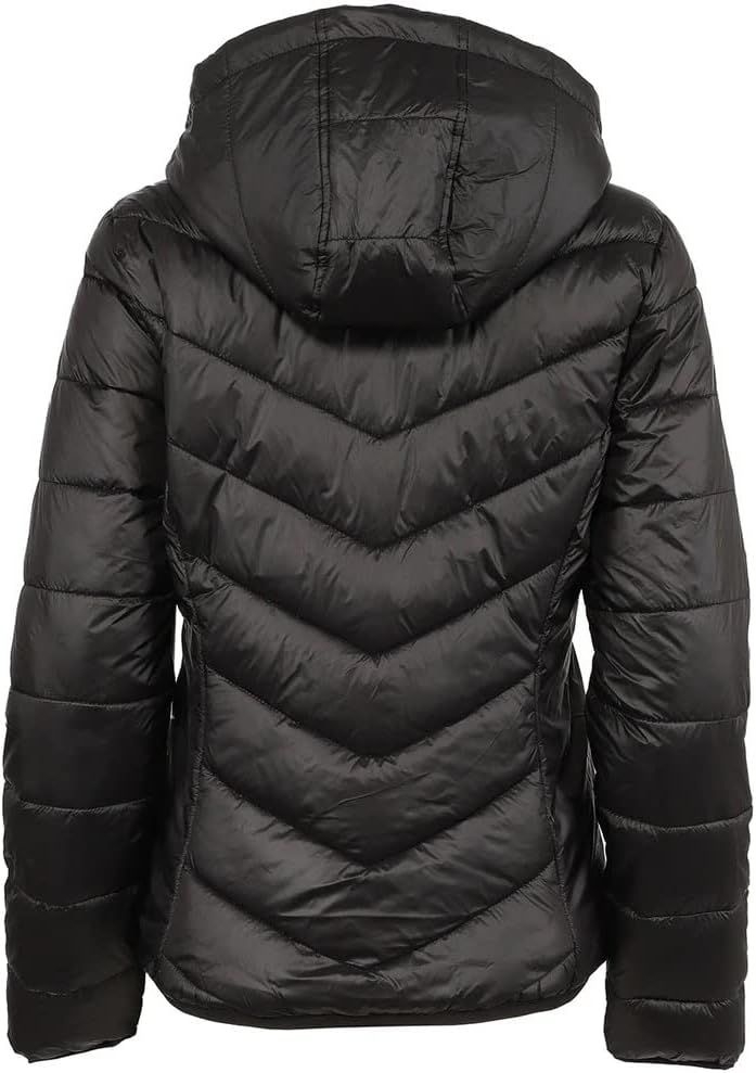 Spyder Women's Alyce Short Puffer Jacket, Black Cire Medium