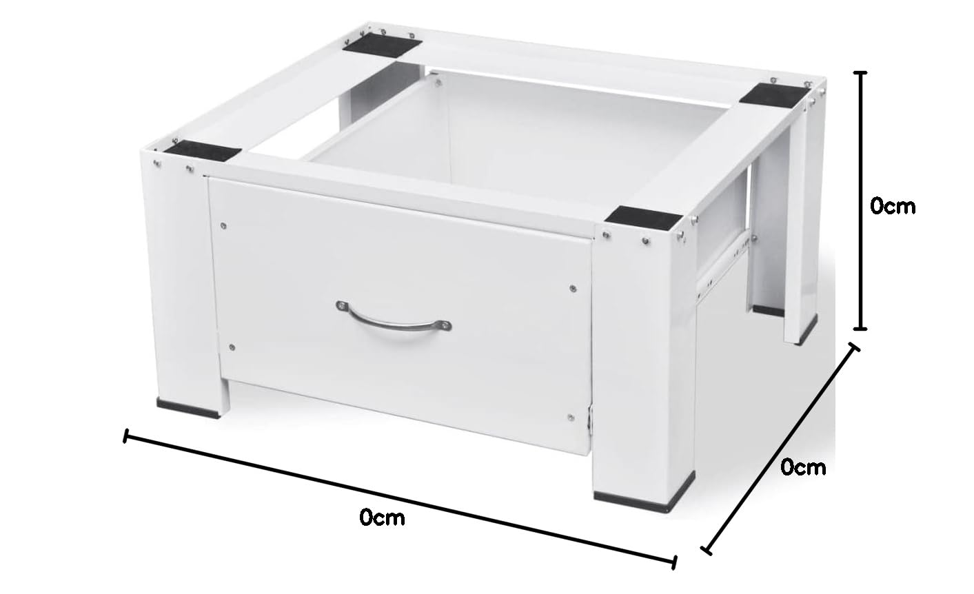 Accessori per elettrodomestici - Accessori per elettrodomestici - Piedistallo per lavatrice con cassetto bianco