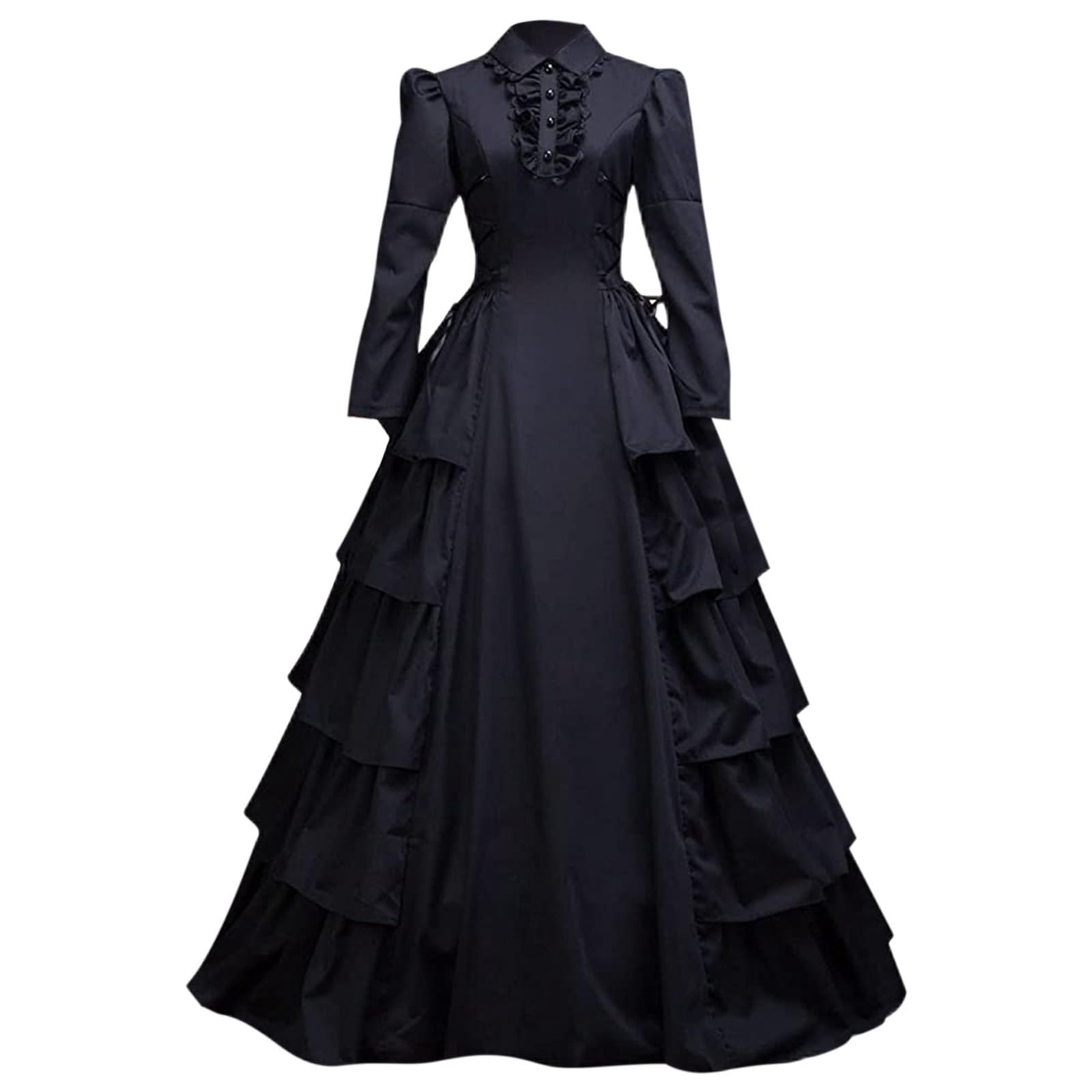 Disfraces de Halloween, vestido gótico, vestido de guerra medieval