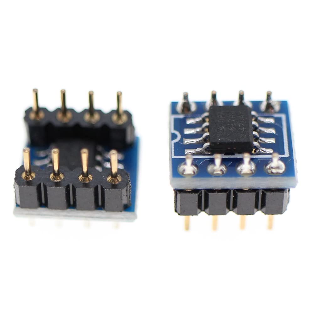 BTuregsau 1Piece OPA627 X2 Turn to Dual Op Amp OPA627 Single Op Amp to Dual Op Amp Module SMD to DIP