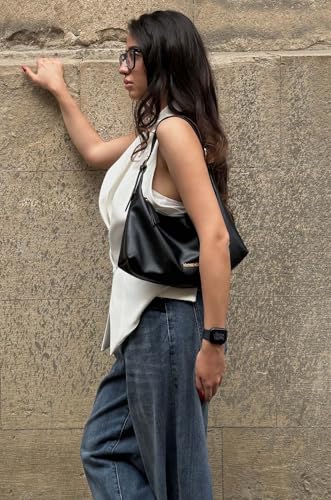 Montana West MEDIUM Shoulder Purses for Women Crescent Hobo Bags Trendy Purses2