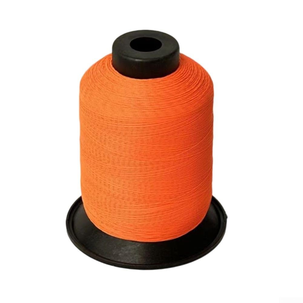 Fishing Rod Guide Wrap Line Rod Thread, Nylon Whipping Wrapping Thread for Fishing Rod Ring Guides for Fishing Rod DIY Repair, 0.13mm Diameter(Fluorescent Orange)
