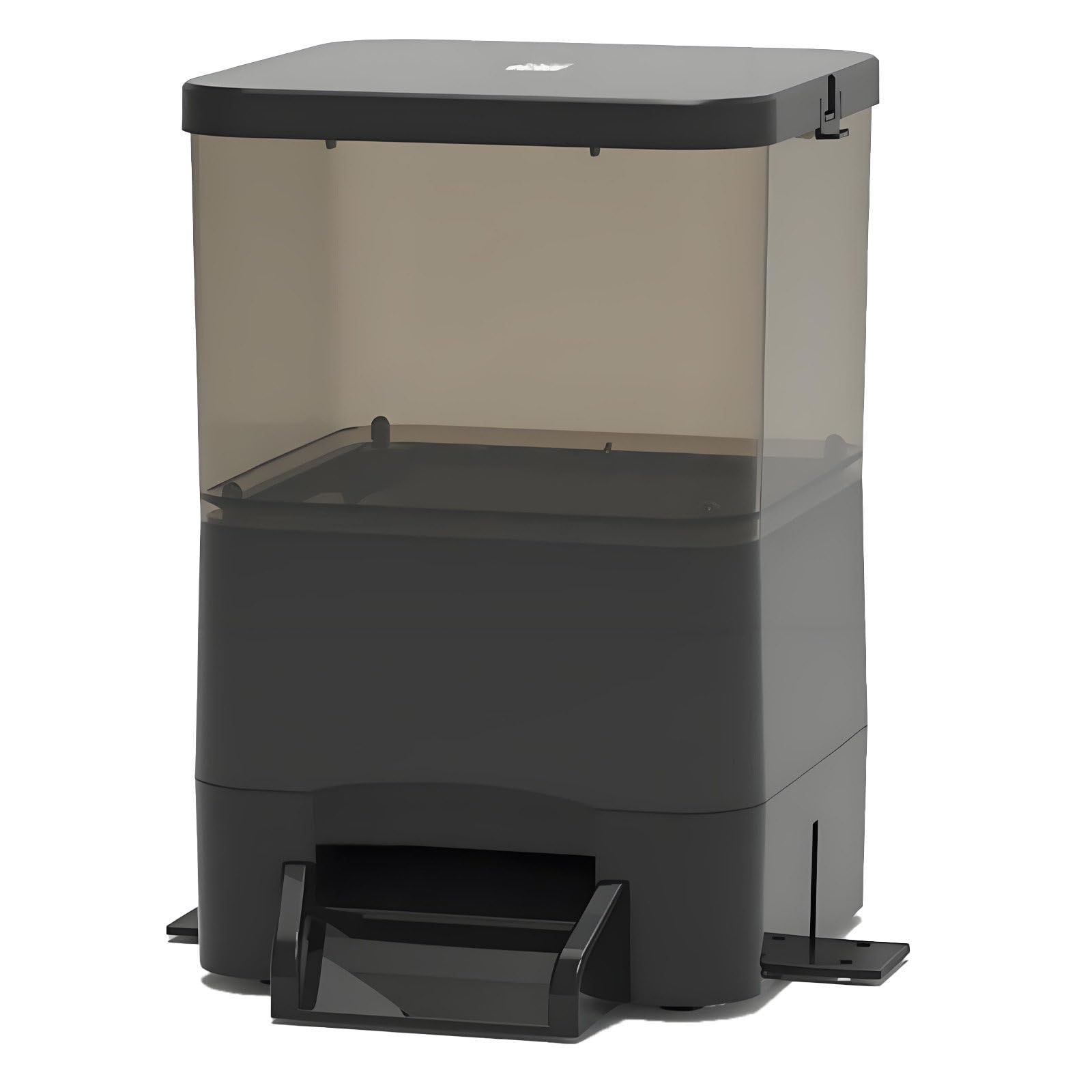 Alimentatore Automatico per Pesci, Dispenser di mangime con Controllo remoto Tramite App Wi-Fi, Regolazione precisa del dosaggio da 30g a 3000g, Ideale per acquari Domestici (Black)