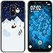 Produktbild PhoneNatic Case kompatibel mit Samsung Galaxy A6 Plus (2018) Silikon-Hülle X Mas Weihnachten Winterwonderland M6