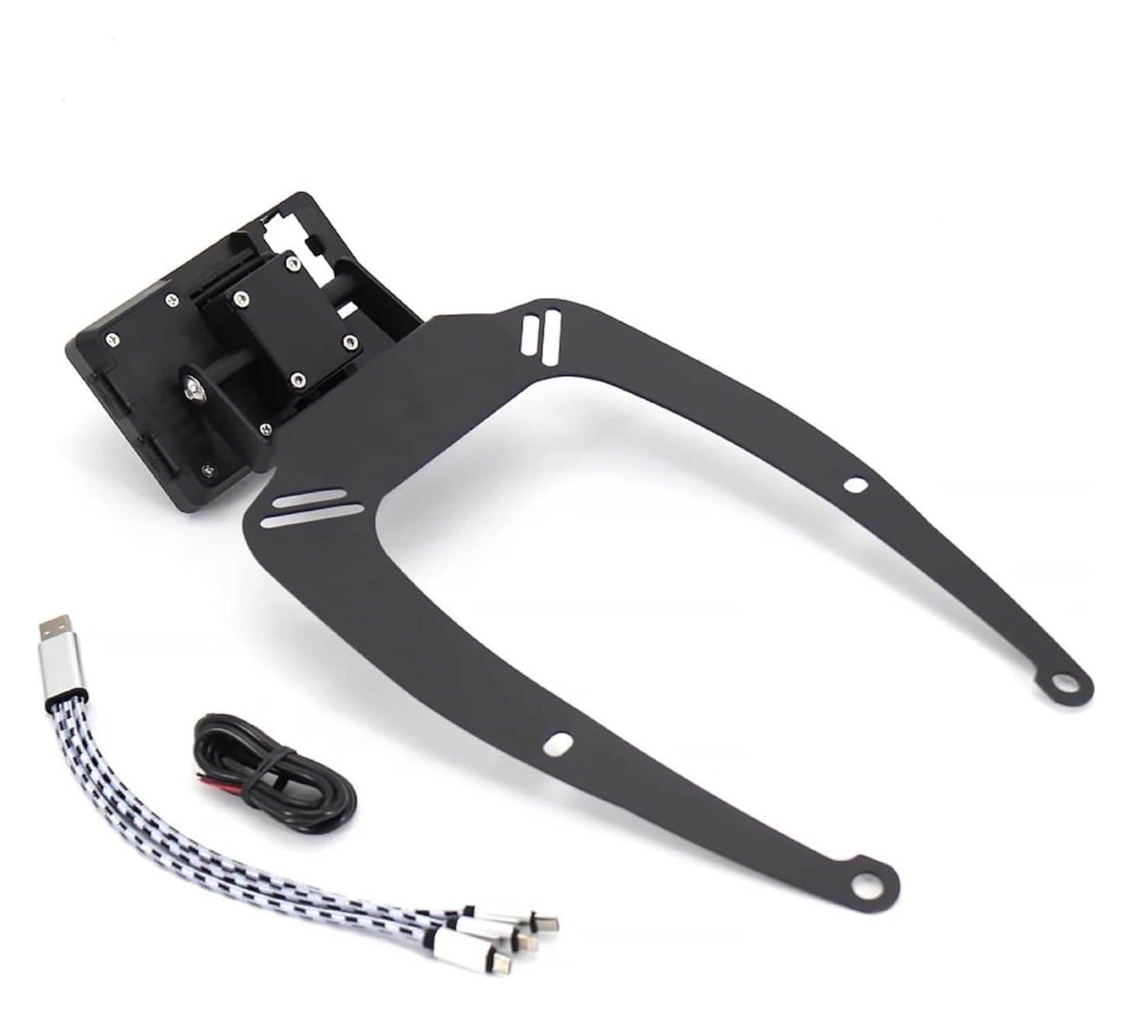 Navegación Navegación GPS para NMAX155 125 2015 2016 2017 2018 2019 2020 Teléfono con Carga USB Accesorios Montaje GPS Soporte De Navegación Motocicleta(22MM Set)