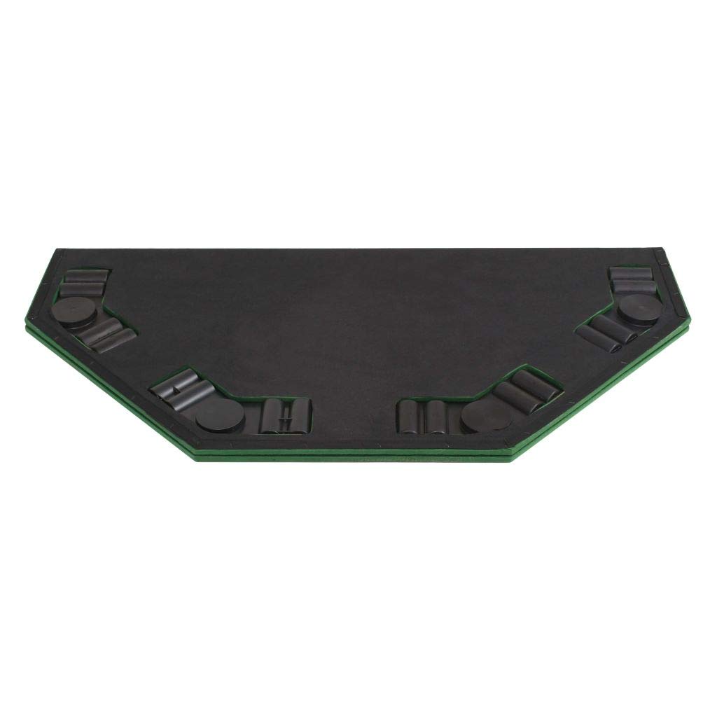 Table de poker - vidaXL - Octogonale - Pliable - 8 joueurs - Vert