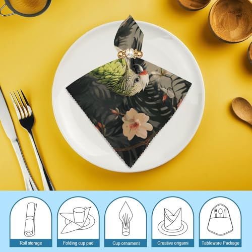 Servilletas de Tela Cuadradas Floral Pack x6 miniatura 7