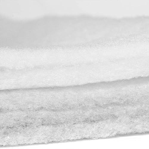 Molleton - Ouate au Mètre 100g/m², 160cm de Large. 100% Polyester, Oeko-Tex classe i, env 5 mm d'épaisseur Cover