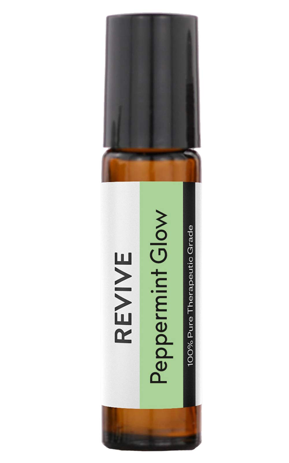 Peppermint Glow Roll-On by Revive Essential Oils - 100% Pure Therapeutic Grade, for Diffuser, Humidifier, Massage, Aromatherapy, Skin & Hair Care