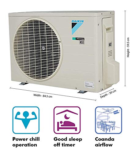 Image of Daikin 1.5 Ton 3 Star Inverter Split AC (DTKL /RKL-50TV16V, White)