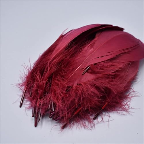 Miniatura 10 de Youllyuu Naturaleza Menta Plumas De Ganso Artesanía Plumas Joyería Accesorios Ropa Decoración De La Boda Pluma