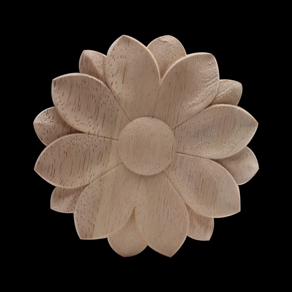 Onlay bois sculpté européen chic décoration moulure B120,6