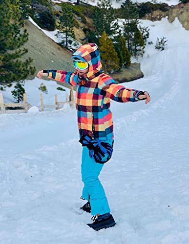 colorful snow jacket