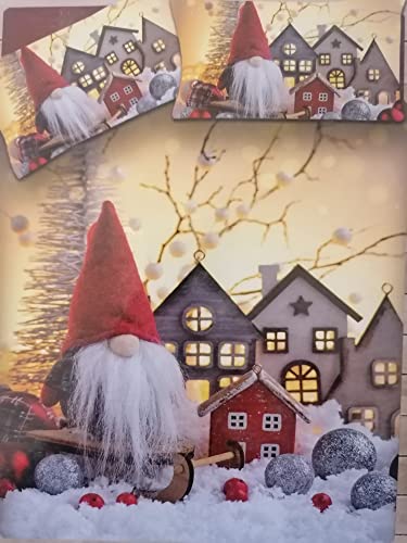 Pago Poco Bettbezug mit Digitaldruck für Einzelbett, Muster, Weihnachten,...