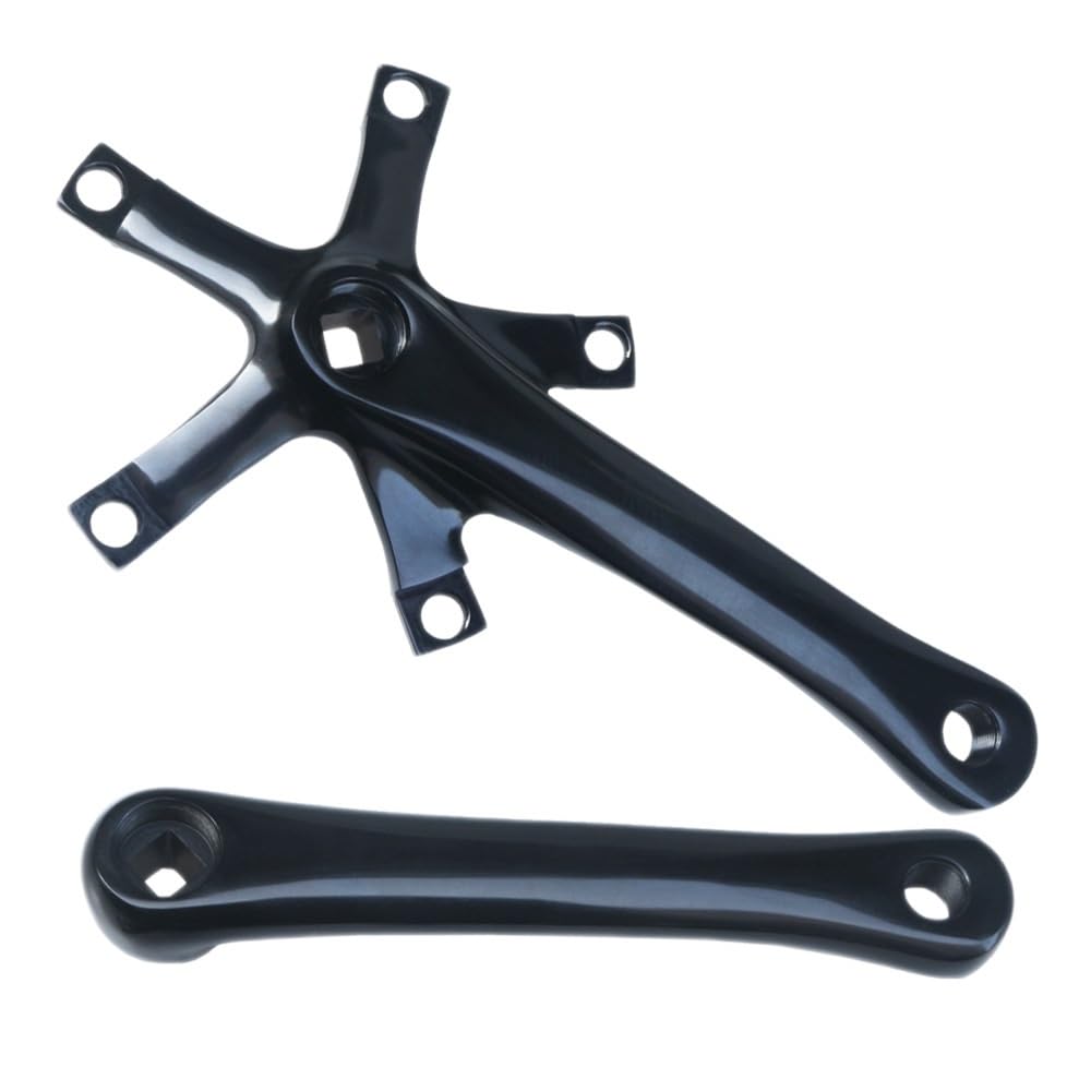 Guarnitura per Mountain Bike 130BCD in Alluminio con Perno Quadro, Corona da 44 Denti, pedivelle da 165 mm. Il Set di pedivelle è Adatto alla Maggior Parte delle Biciclette a veloc