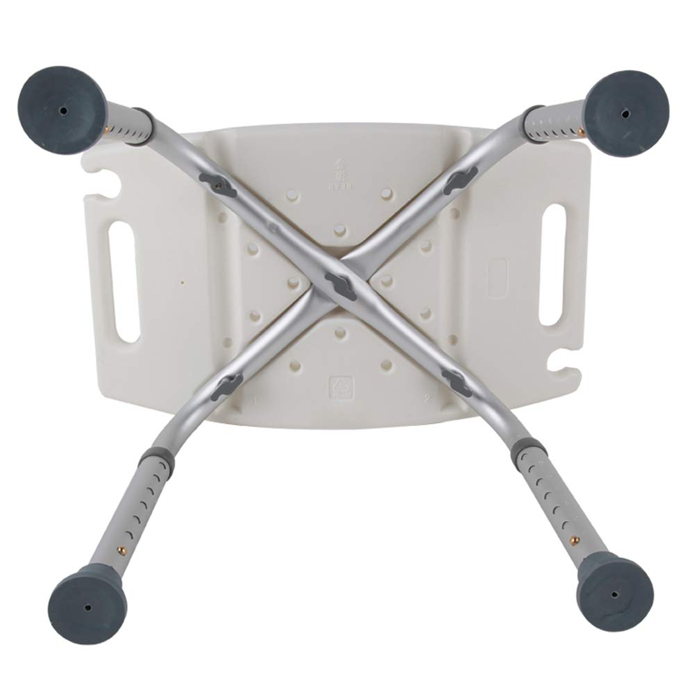 HENGMEI Silla de ducha Taburete Ajustable Taburete de Ducha Antideslizante para personas mayors (Modelo A)
