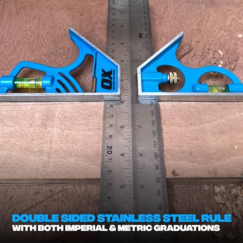 OX Pro Combination Square - 300mm / 12"