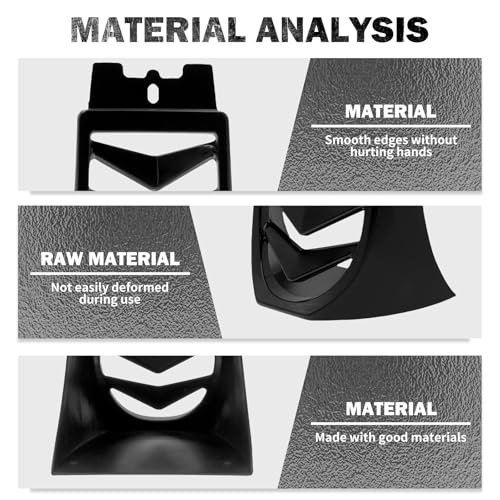 HDBUBALUS Schwarze untere vordere Kinnspoiler Air Dam Verkleidung Abdeckung für Harley Softail Street Bob Breakout Fat Bob 2018-2021