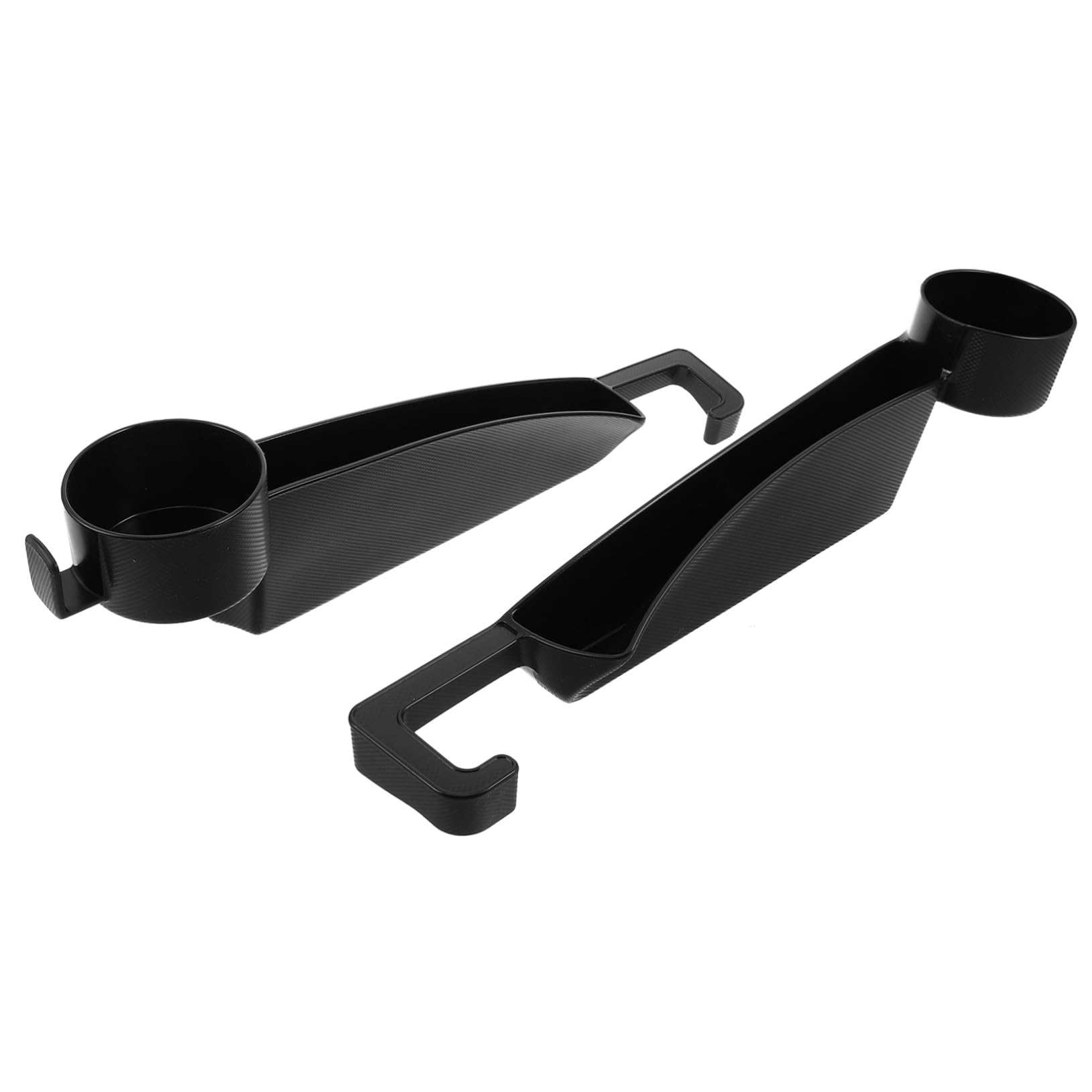 Caja de almacenamiento para huecos de coche Organizador de almacenamiento de SUV organizador de asiento de coche contenedor abs Black