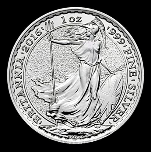 UK-Delightech2016 Royal Mint 1 oz Silver Britannia Bu Coin