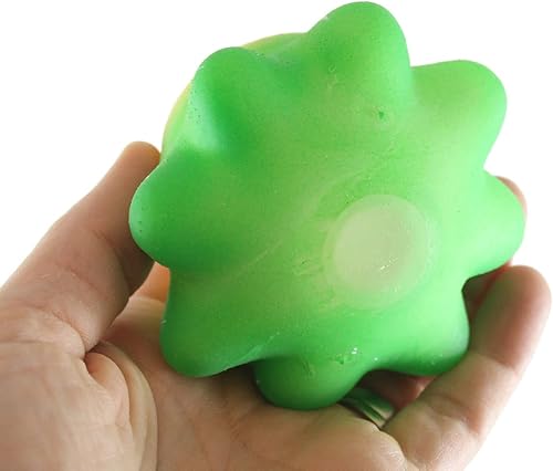 Miniatura 5 de Juego de 2 animales acuáticos – Pelotas antiestrés de calamar y pulpo – Pelotas antiestrés rellenas de Doh – Sensorio, Estrés, Juguete Fidget Super