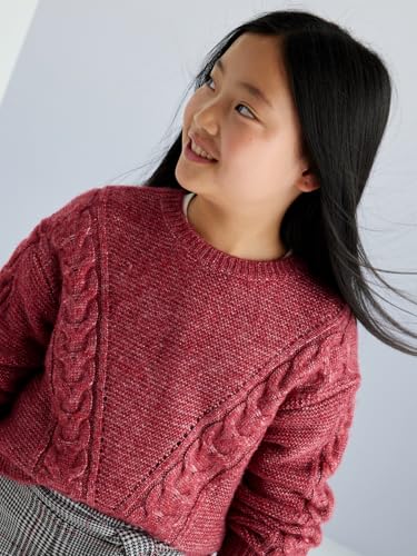 Mayoral Textured Jumper for Girls Tomato3
