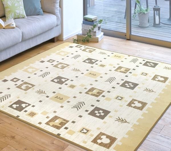 ディズニーラグマット Amazon｜ラグマット 3畳 洗える 180×240 ミッキーマウス ラグ