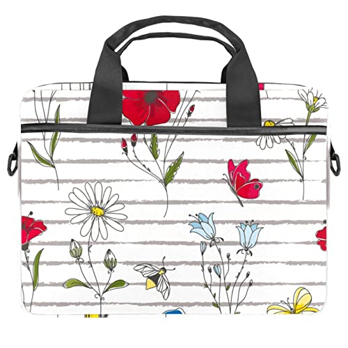 Sac ordinateur 13-14.5 pouces à motif cerise japonaise Fujiyoshida