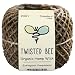 Twisted Bee 100% Organic Hemp Wick with Natural Beeswax Coating (200ft x Standard Size)