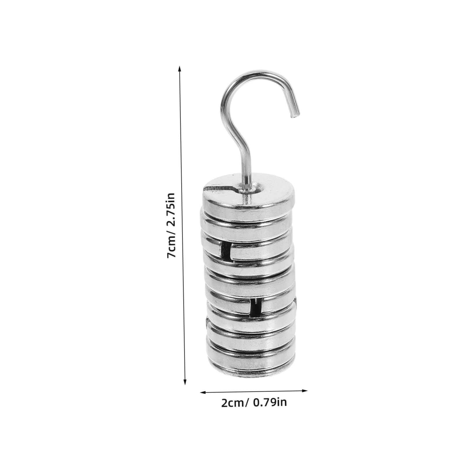 MAGICLULU Ensemble de Poids à Fentes de Laboratoire pour Équilibrage Précis en Fer Chromé 1 Set avec Support Argenté et Rangement Pratique en Laboratoire